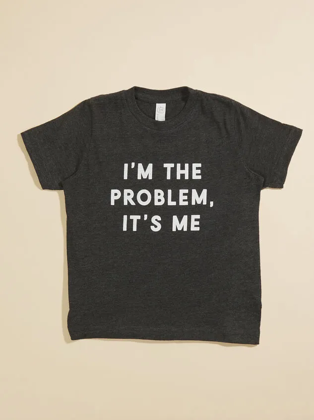 I039m The Problem Graphic Tee Smoke GirlBoy Altar039d State Tops