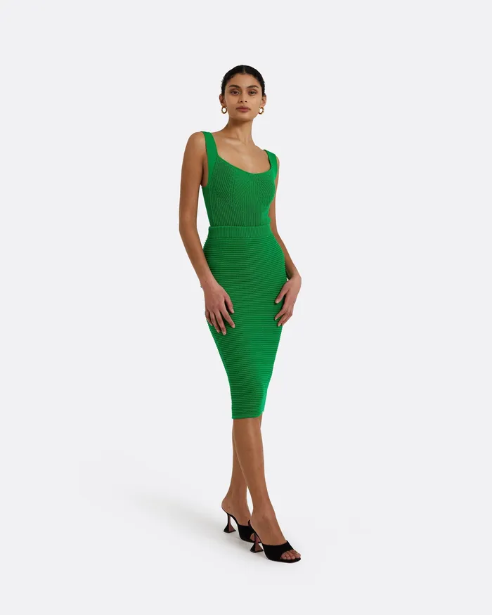 Icons Amal Emerald Crochet Top Emerald 8211 Safiyaa Women