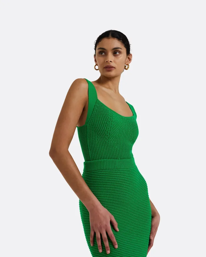 Icons Amal Emerald Crochet Top Emerald 8211 Safiyaa Women