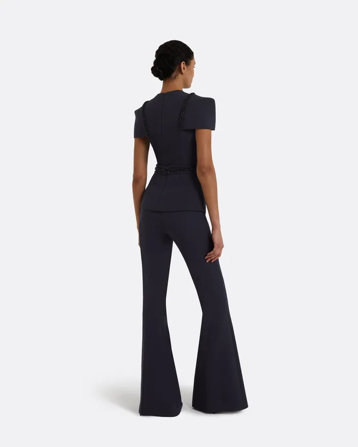 Icons Halo Midnight Navy Top Midnight Navy 8211 Safiyaa Women