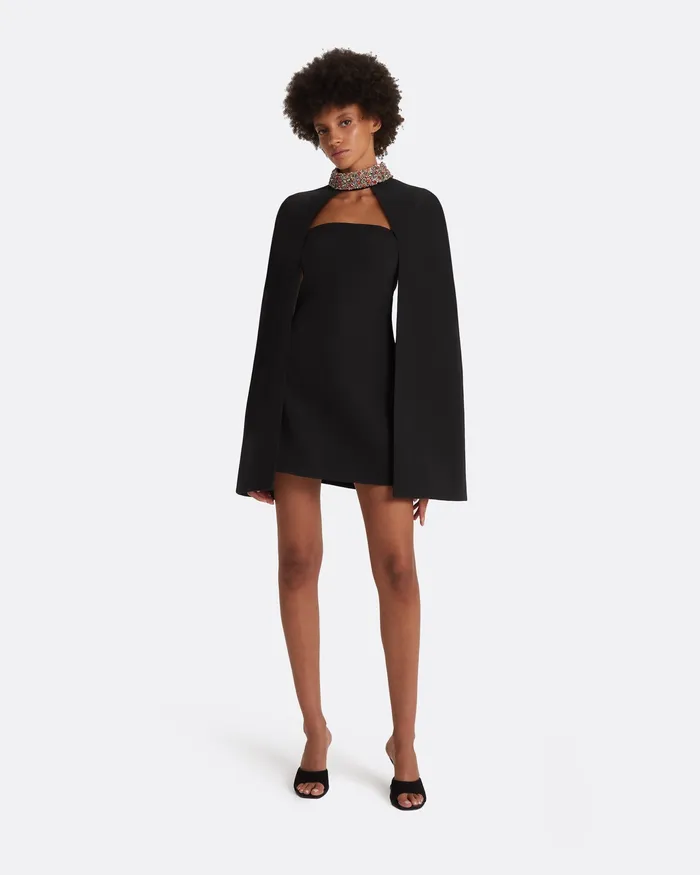 Icons Harlow Black Short Dress Black Safiyaa Women