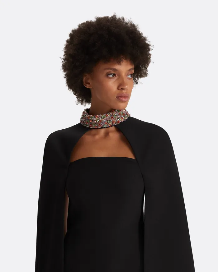 Icons Harlow Black Short Dress Black Safiyaa Women