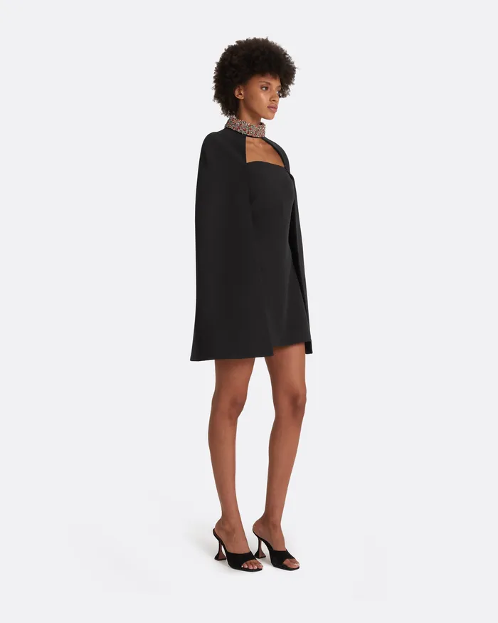 Icons Harlow Black Short Dress Black Safiyaa Women