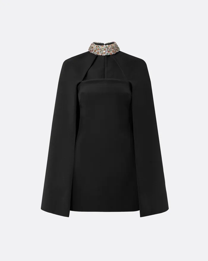 Icons Harlow Black Short Dress Black Safiyaa Women