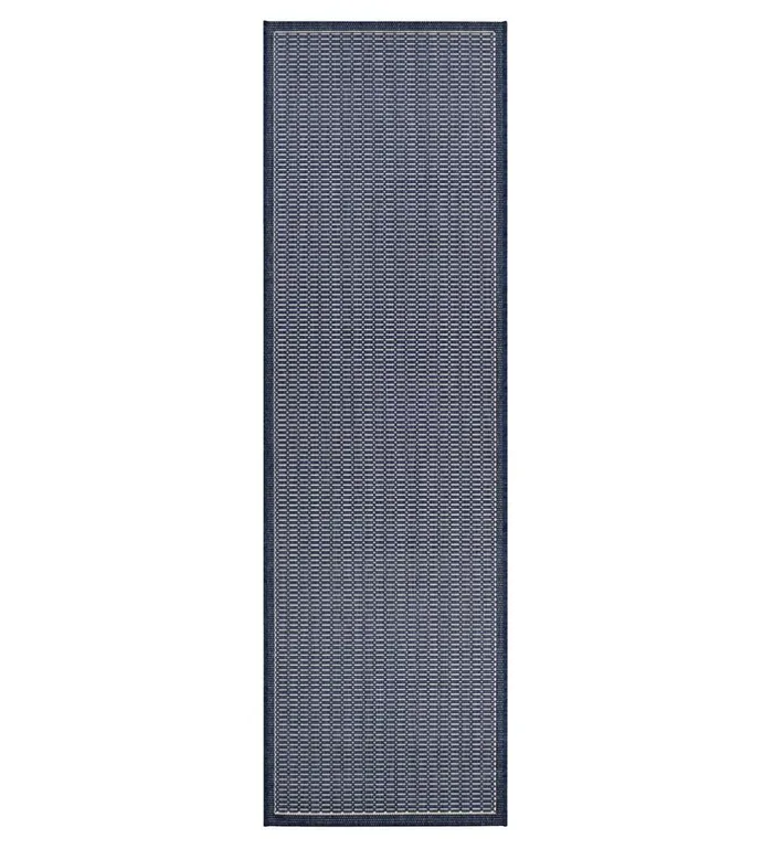 Indoor Living Veranda Textured IndoorOutdoor Polypropylene Rug 20393034 X 110399034 Runner 8211 Black Plow and Hearth Synthetic Rugs
