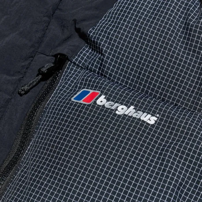 Insulated Men Berghaus Sabber Down Hooded Jacket 8211 Black