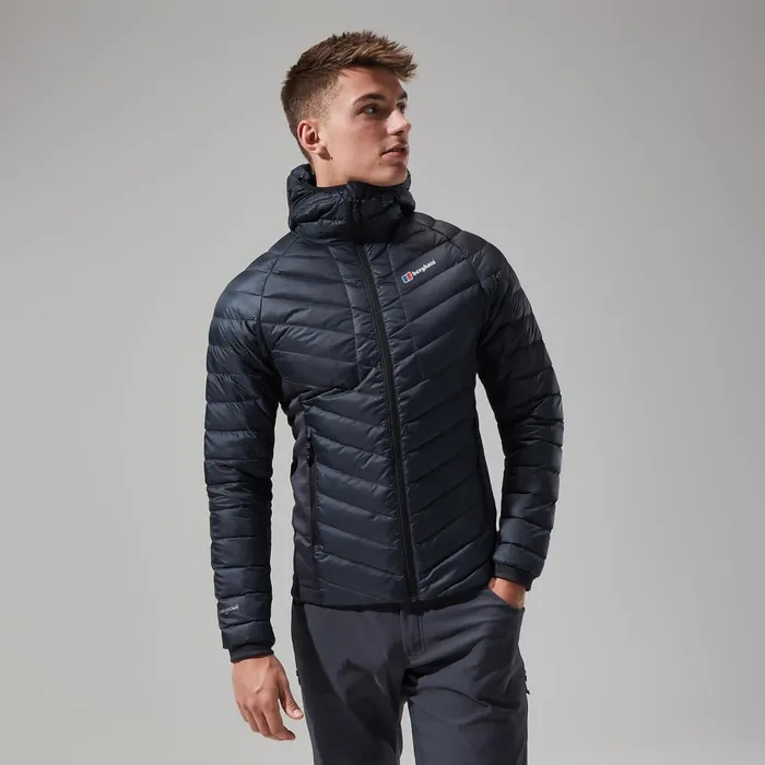 Insulated Men Berghaus Tephra Stretch Reflect Jacket 8211 Dark Grey