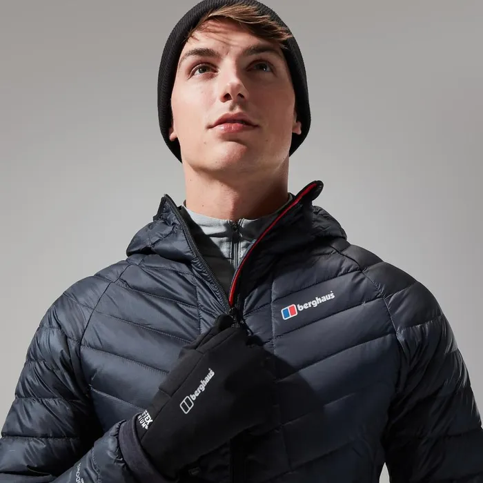 Insulated Men Berghaus Tephra Stretch Reflect Jacket 8211 Dark Grey