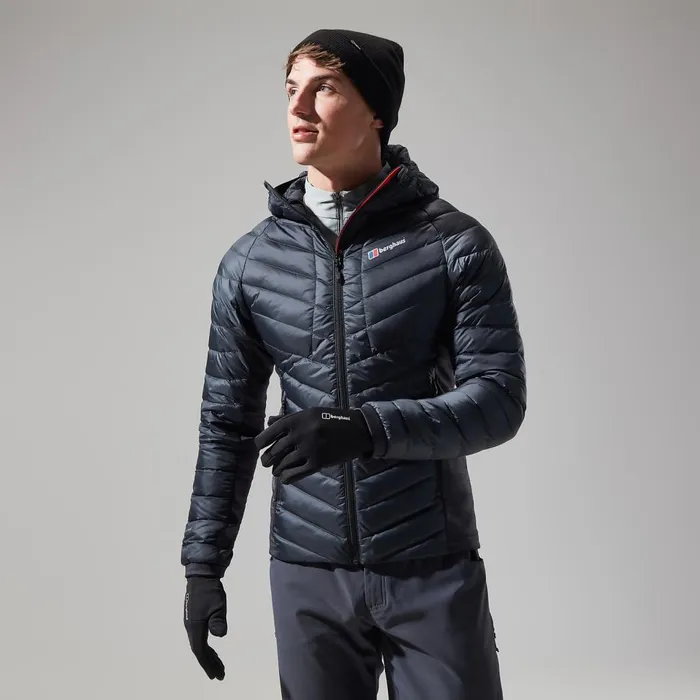 Insulated Men Berghaus Tephra Stretch Reflect Jacket 8211 Dark Grey