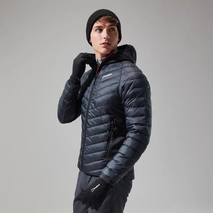 Insulated Men Berghaus Tephra Stretch Reflect Jacket 8211 Dark Grey