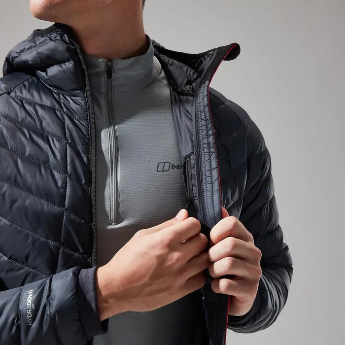 Insulated Men Berghaus Tephra Stretch Reflect Jacket 8211 Dark Grey