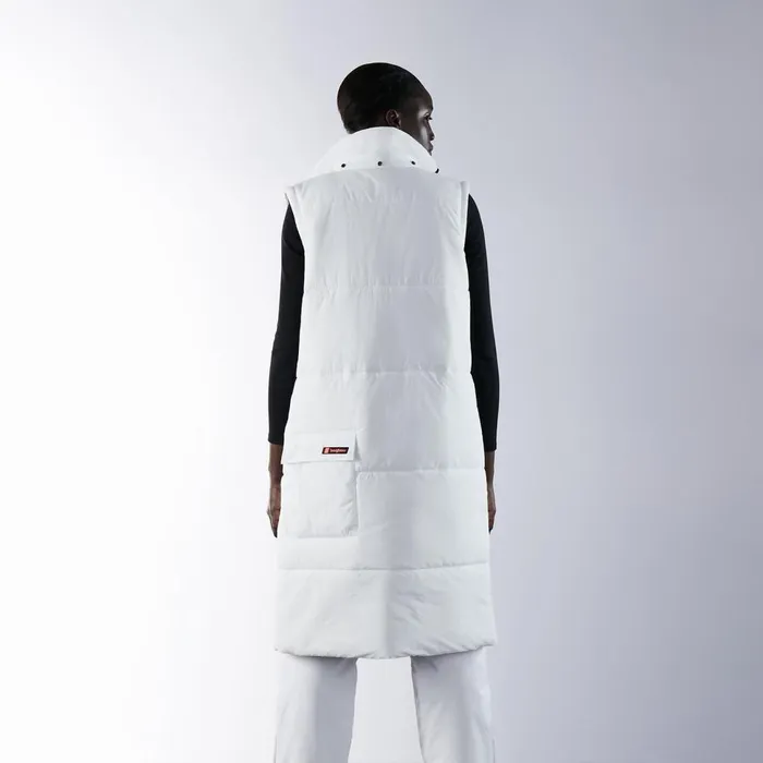 Insulated Women Berghaus Nelien Long Insulated Jacket 8211 White Grey Insulated Women Berghaus Nelien Long Insulated Jacket 8211 White Grey