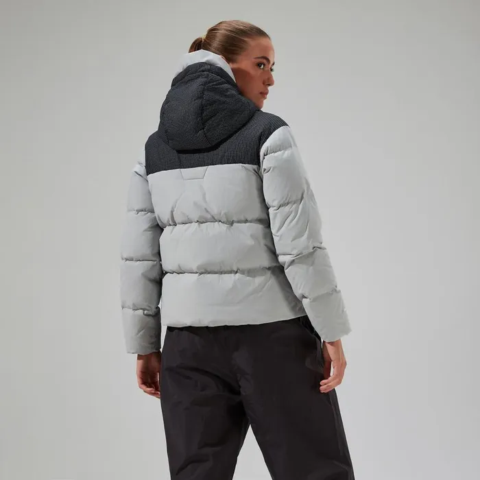 Insulated Women Berghaus Saffren Hooded Down Insulated Jacket 8211 GreyBlack