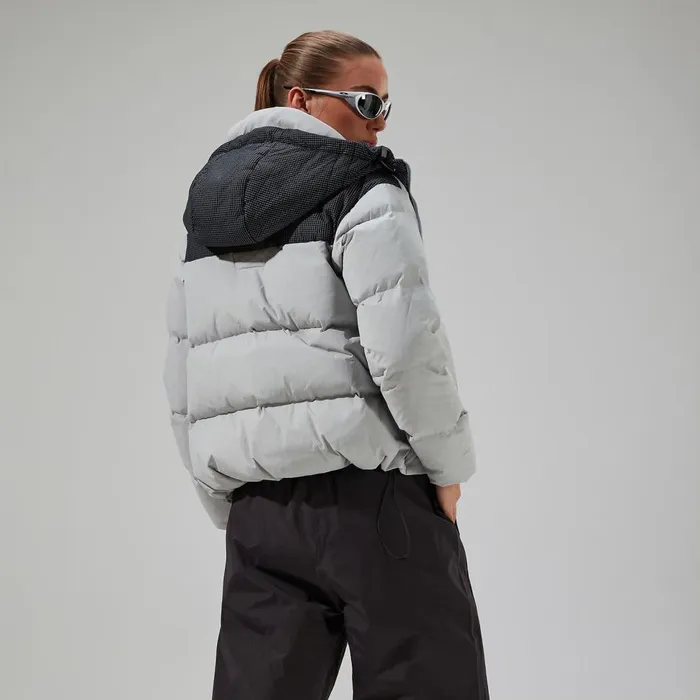 Insulated Women Berghaus Saffren Hooded Down Insulated Jacket 8211 GreyBlack
