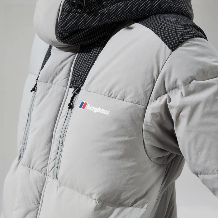 Insulated Women Berghaus Saffren Hooded Down Insulated Jacket 8211 GreyBlack