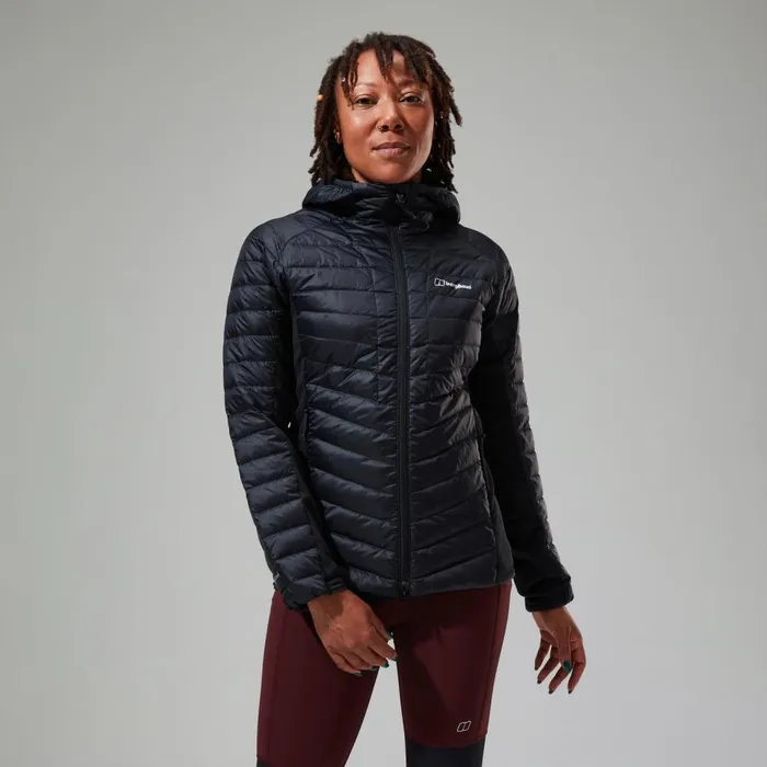 Insulated Women Berghaus Tephra 20 Hooded Insulated Jacket Black