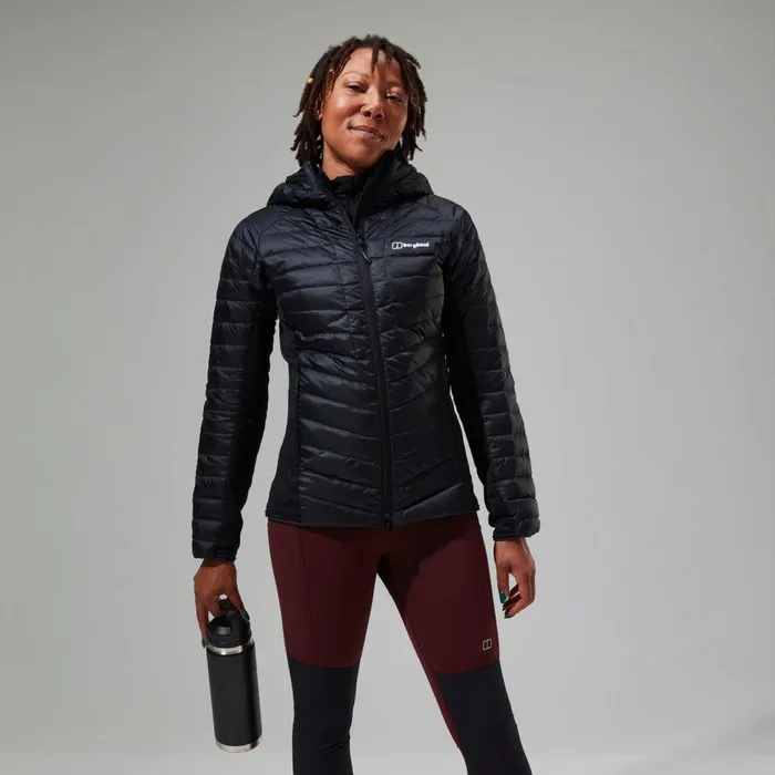 Insulated Women Berghaus Tephra 20 Hooded Insulated Jacket Black