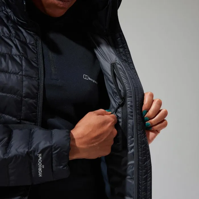 Insulated Women Berghaus Tephra 20 Hooded Insulated Jacket Black