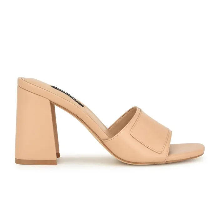 Iriss Slide Sandals Warm Blush Women Nine West Sandals