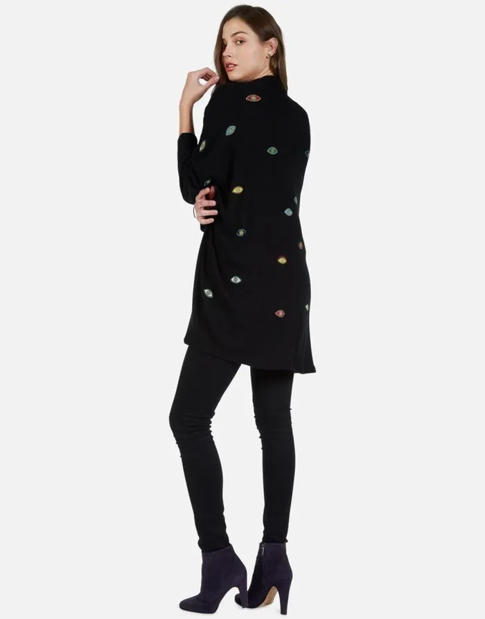 Isla Bead Eyes Black Women Lauren Moshi Sweaters and Knits