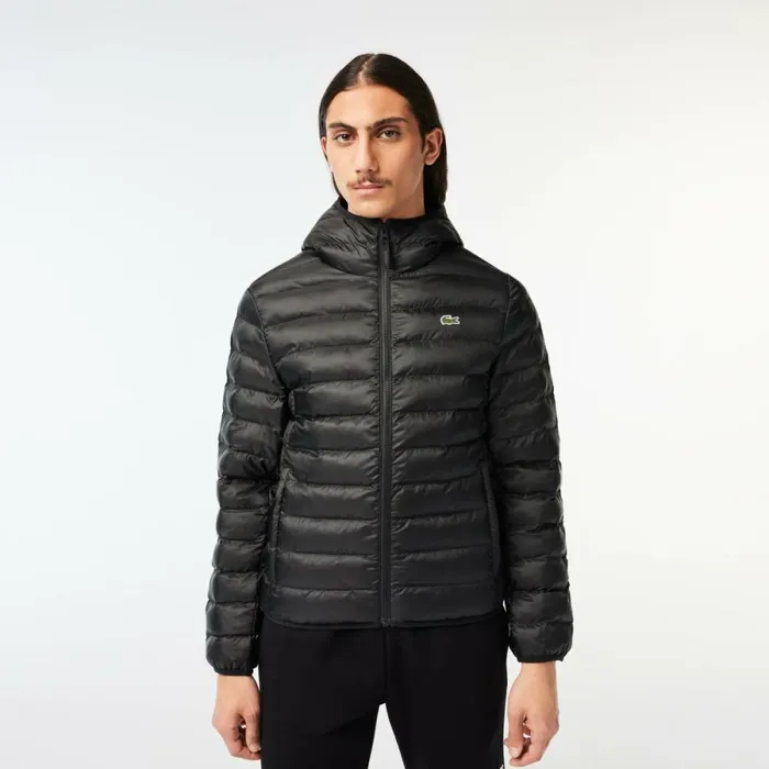 Jackets and Coats Men Lacoste Men039s Quilted Jacket Black 031