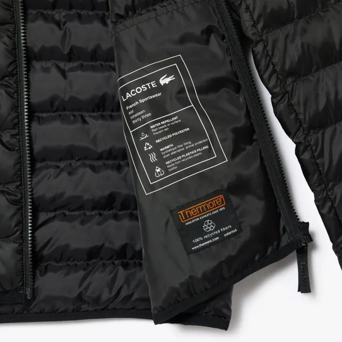 Jackets and Coats Men Lacoste Men039s Quilted Jacket Black 031