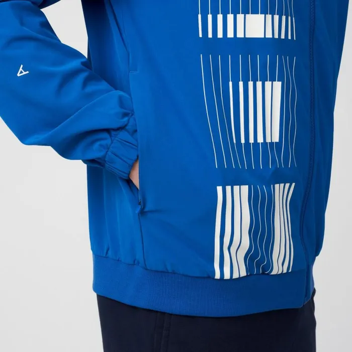 Jackets and Coats Men Lacoste Men039s SPORT X Novak Djokovic Track Jacket Blue White Lux