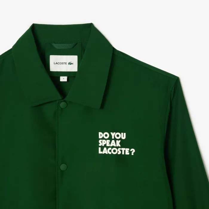 Jackets and Coats Men Lacoste Unisex Lightweight Waterproof Ripstop Jacket Pine Green 132
