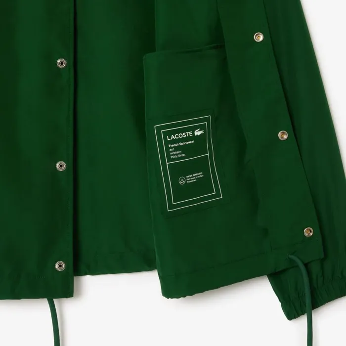 Jackets and Coats Men Lacoste Unisex Lightweight Waterproof Ripstop Jacket Pine Green 132