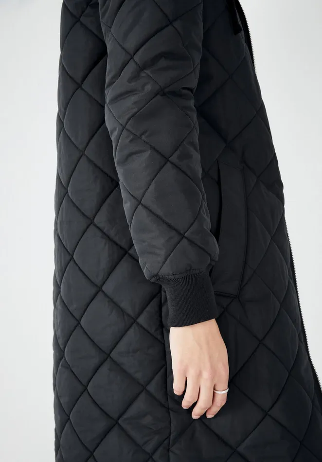 Jackets and Coats Women Hush Delta Quilted Parka Black