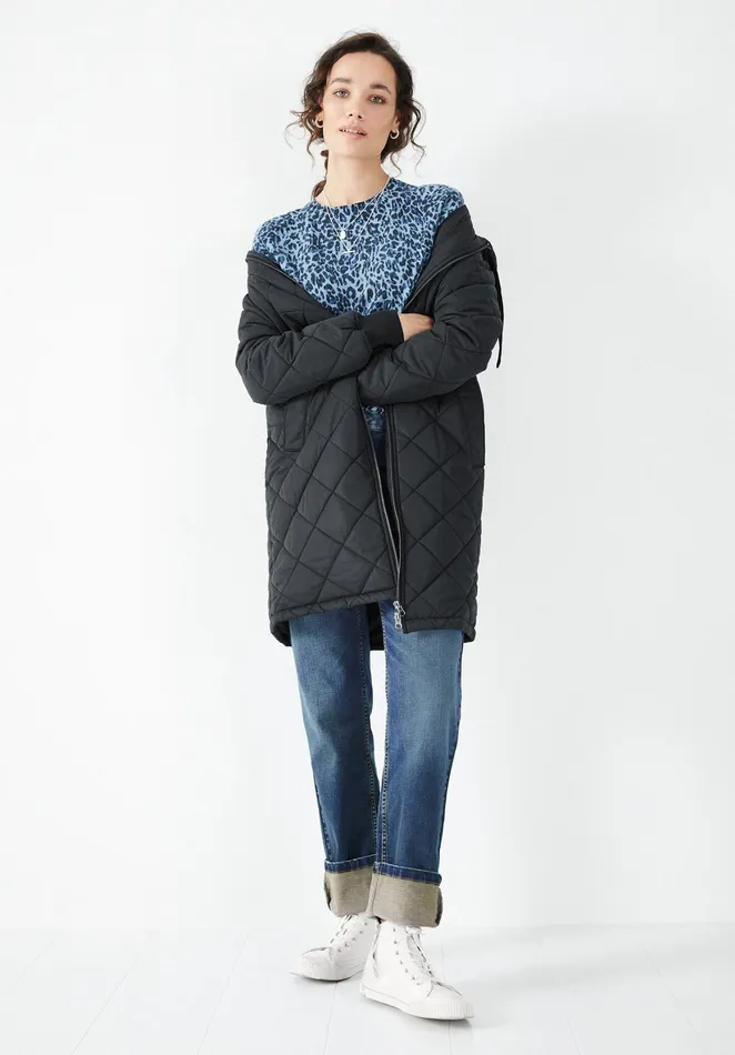 Jackets and Coats Women Hush Delta Quilted Parka Black