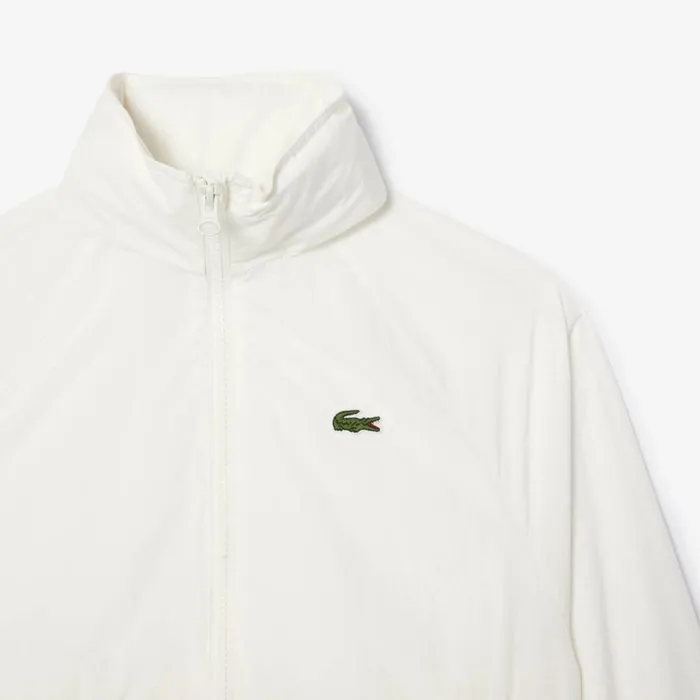 Jackets and Coats Women Lacoste Women039s Nylon Track Jacket White 70v