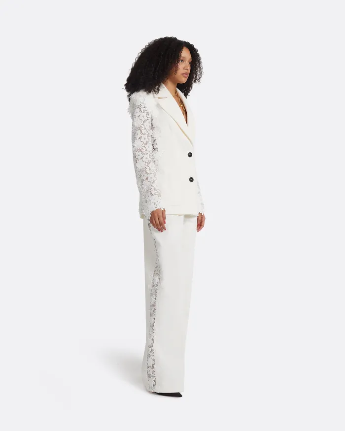 Jackets and Coats Women Safiyaa Cannis Ivory Jacket Ivory