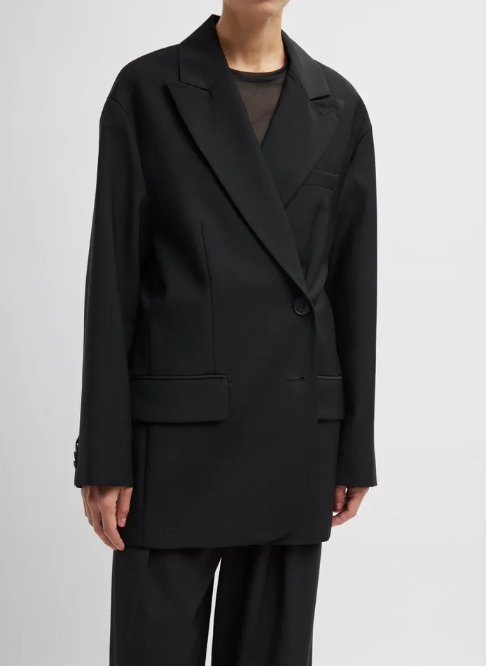 Jackets and Outerwear Women Tibi Tropical Wool Liam Blazer