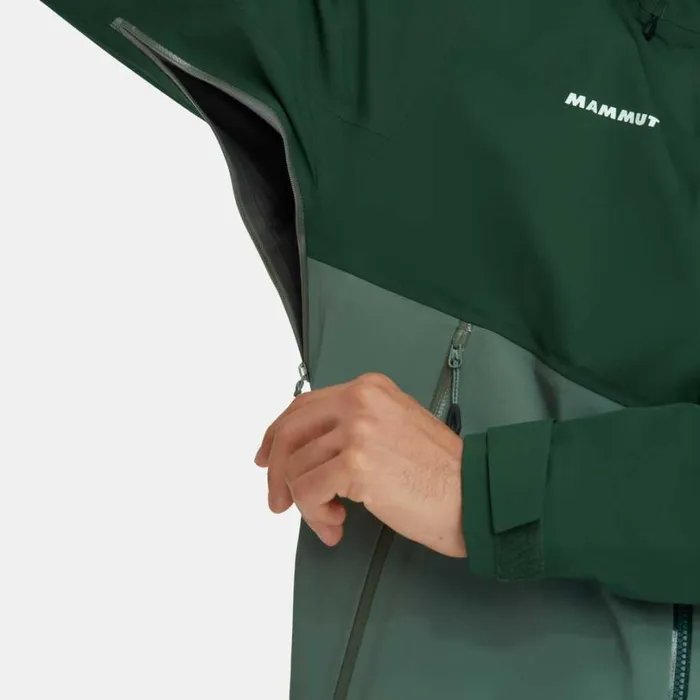 Jackets and Vests Men Mammut Alto Guide HS Hooded Jacket Dark Jadewoods