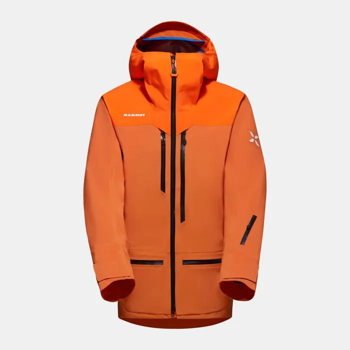 Jackets and Vests Men Mammut Eiger Free Pro HS Hooded Jacket Solar Dustarumita