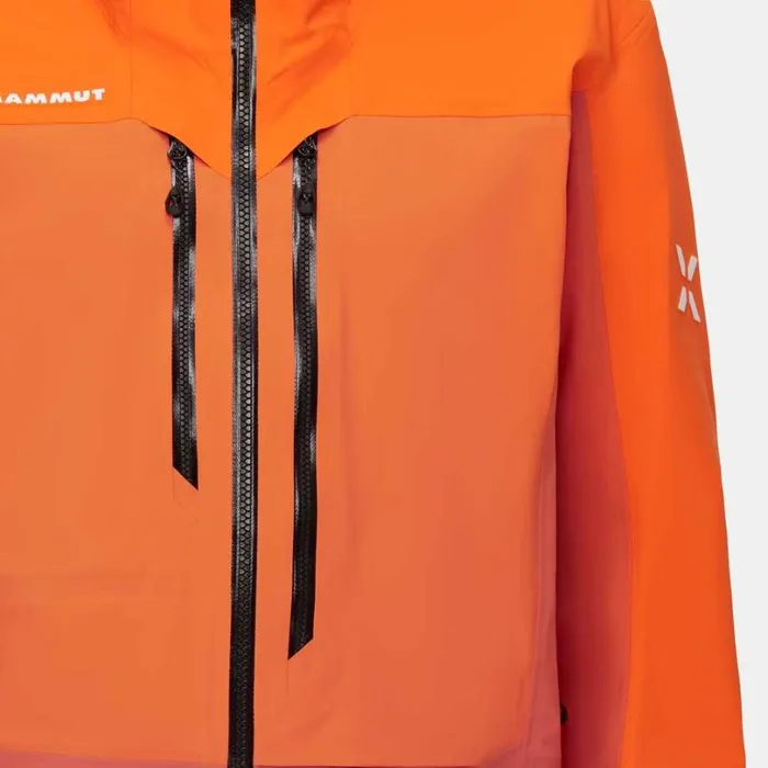 Jackets and Vests Men Mammut Eiger Free Pro HS Hooded Jacket Solar Dustarumita