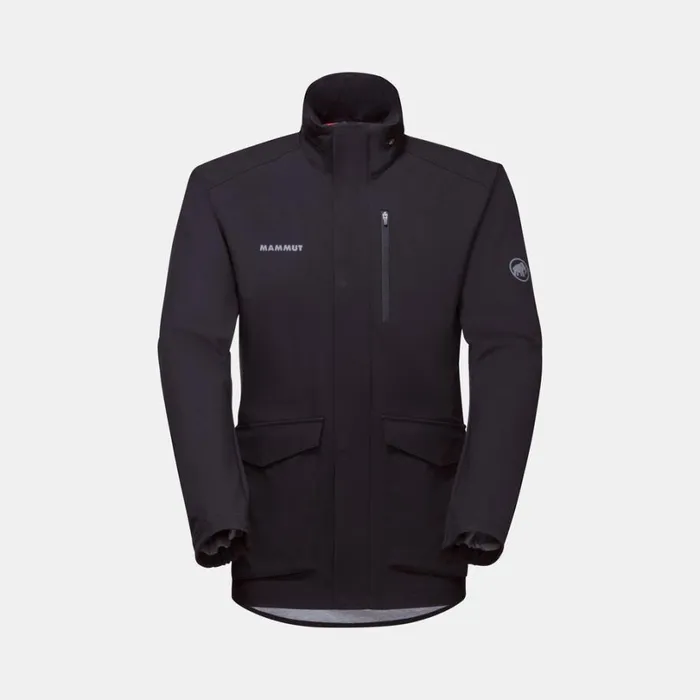 Jackets and Vests Men Mammut Seon SO Hooded Jacket Black