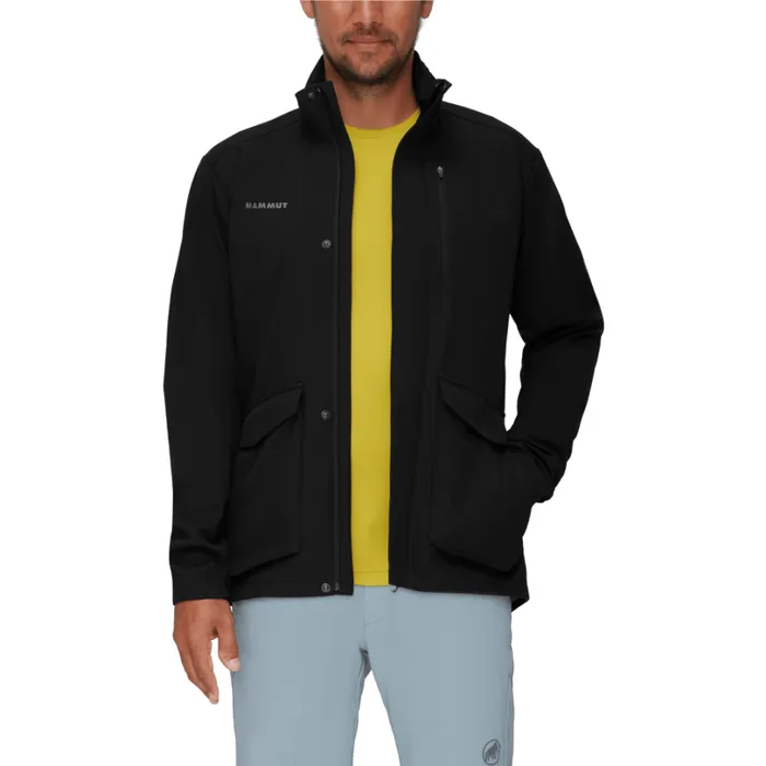 Jackets and Vests Men Mammut Seon SO Hooded Jacket Black
