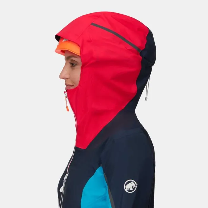 Jackets and Vests Women Mammut Nordwand Light HS Hooded Jacket Nightazalea