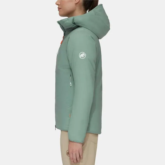 Jackets and Vests Women Mammut Rime IN Flex Hooded Jacket Jade
