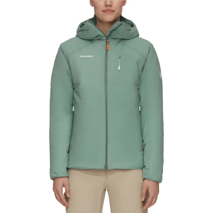 Jackets and Vests Women Mammut Rime IN Flex Hooded Jacket Jade