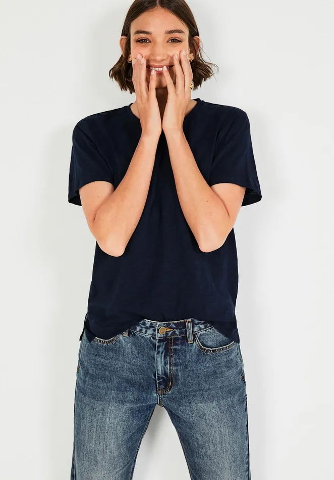 Jeans Women Hush Boyfriend Jeans Vintage Wash Blue