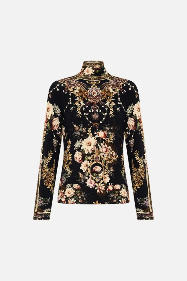 JERSEY TURTLENECK DYNASTY DAZE Dynasty Daze Womens Camilla Tees
