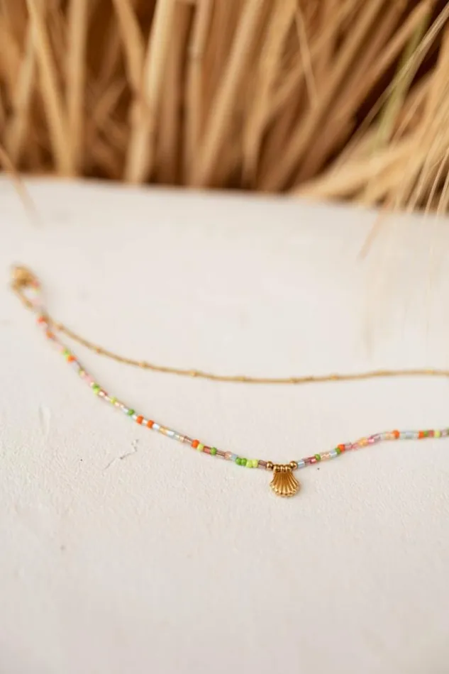Jewelry and Accessories Bracelets Easy Clothes Multicolor And Golden Gunzo Anklet Multicolor Jewelry and Accessories Bracelets Easy Clothes Multicolor And Golden Gunzo Anklet Multicolor