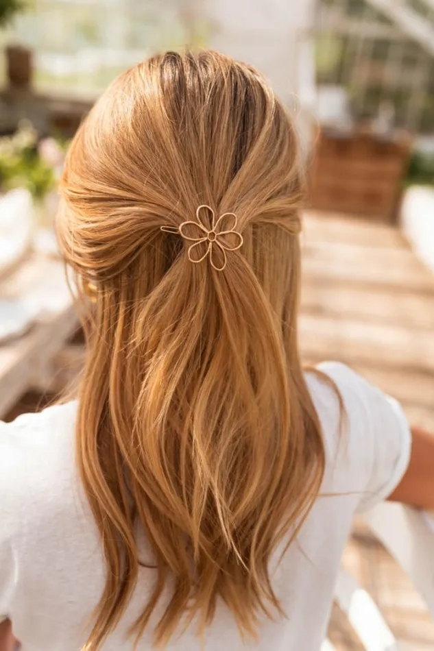 Jewelry and Accessories Hair Clips Easy Clothes Golden Fylou Hairclip