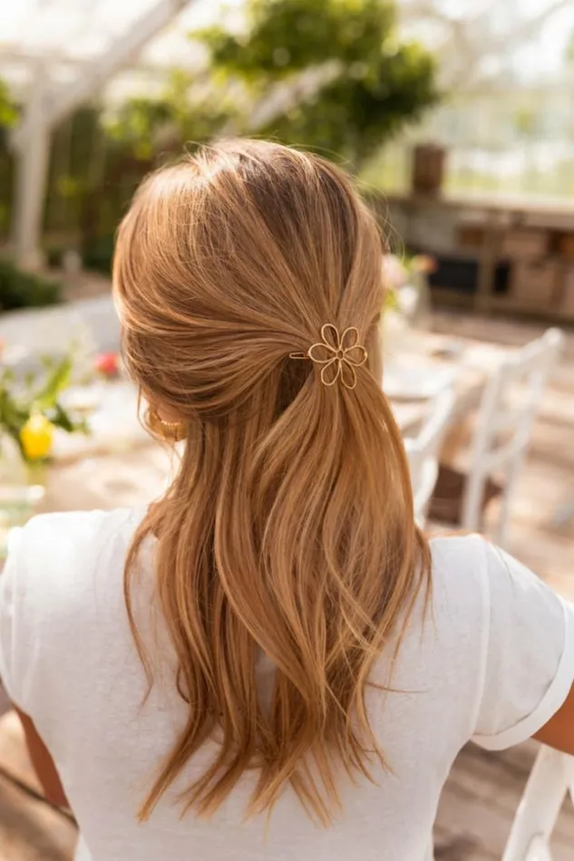 Jewelry and Accessories Hair Clips Easy Clothes Golden Fylou Hairclip