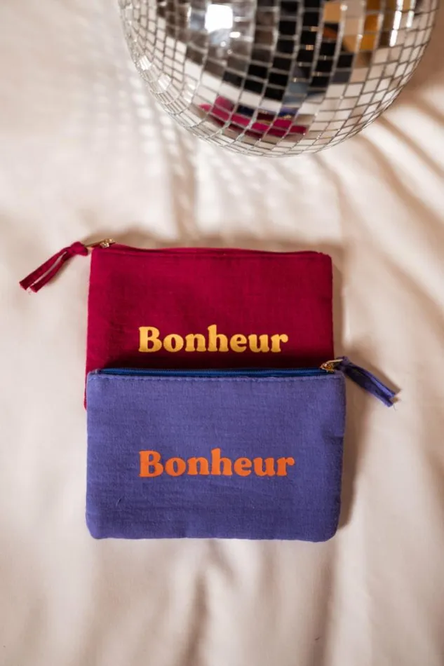 Jewelry and Accessories Handbags Easy Clothes Burgundy Bonheur Pouch Burgundy