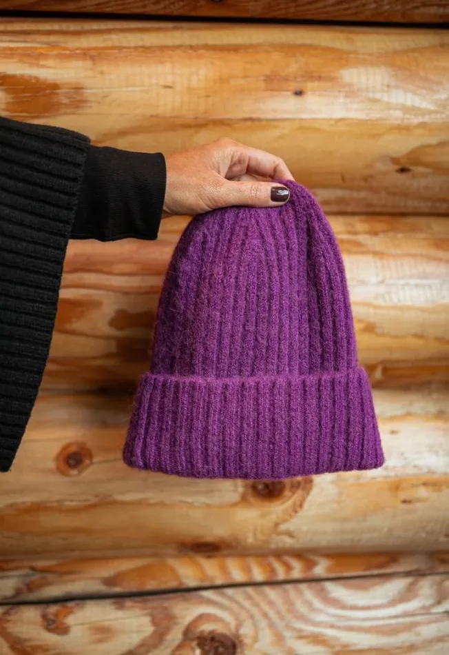 Jewelry and Accessories Hats and Beanies Easy Clothes Purple Sama Beanie Purple
