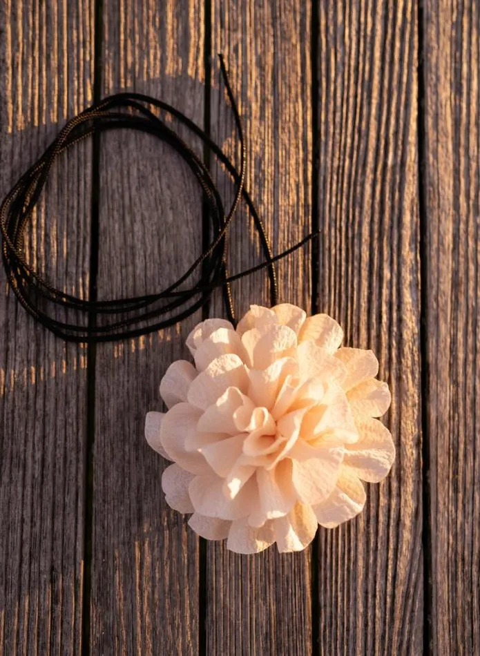 Jewelry and Accessories Necklaces Easy Clothes Ecru Jovana Necklace Ecru
